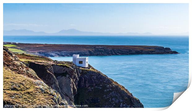 Elin Tower Anglesey  Print by Phil Longfoot