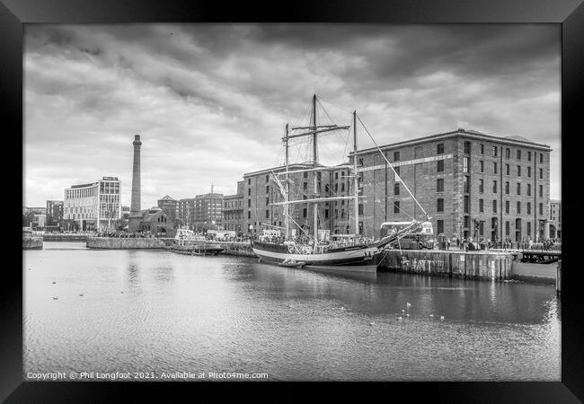 Canning Half Tide Dock Liverpool  Framed Print by Phil Longfoot