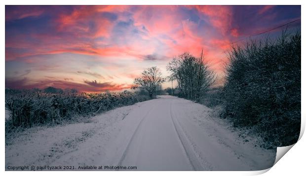 Sky cloud Print by Paul Tyzack