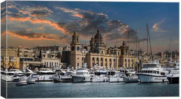 Malta Maritime Museum _ The Old Naval Bakery Canvas Print by Dave Williams