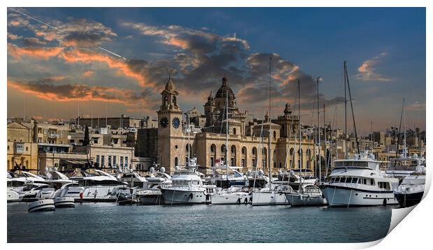 Malta Maritime Museum _ The Old Naval Bakery Print by Dave Williams