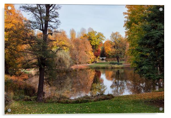 Royal Lazienki Park in Warsaw Acrylic by Artur Bogacki
