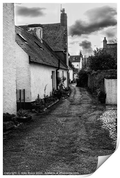 "Timeless: A Journey Through Historic Cromarty Print by Mike Byers