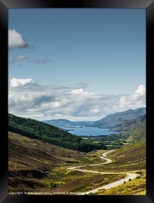 Loch Maree Framed Print by Mike Byers
