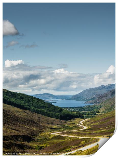 Loch Maree Print by Mike Byers