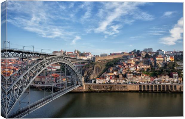 City of Porto in Portugal Canvas Print by Artur Bogacki