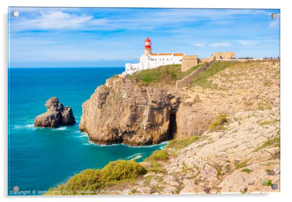 Cape St. Vicente Lighthouse, Algarve-4 Acrylic by Jordi Carrio