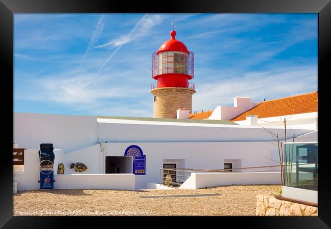 Cape St. Vicente Lighthouse, Algarve-2 Framed Print by Jordi Carrio