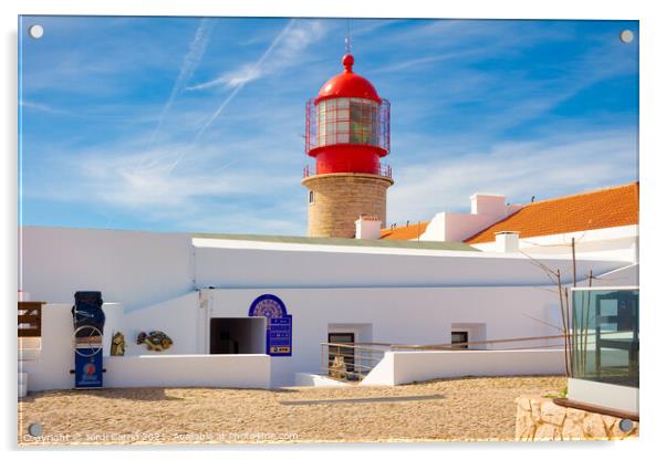Cape St. Vicente Lighthouse, Algarve-2 Acrylic by Jordi Carrio