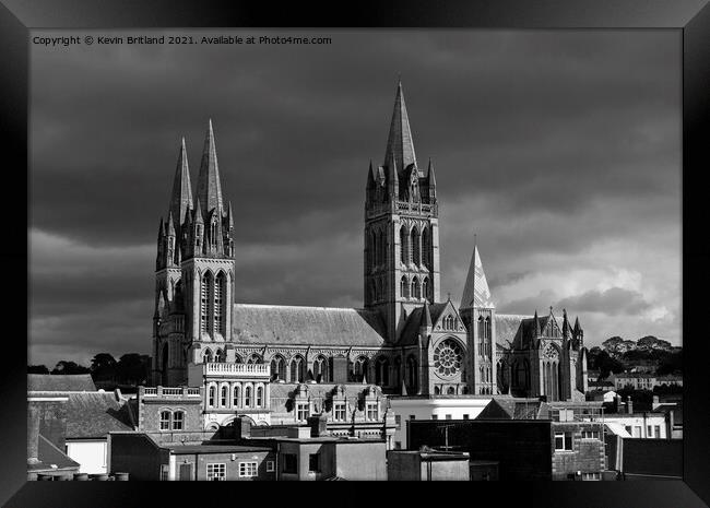 truro cathedral cornwall Framed Print by Kevin Britland