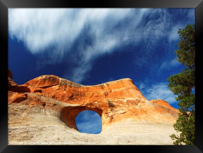 Tunnel Arch, Arches National Park, Utah, USA Framed Print by Geraint Tellem ARPS