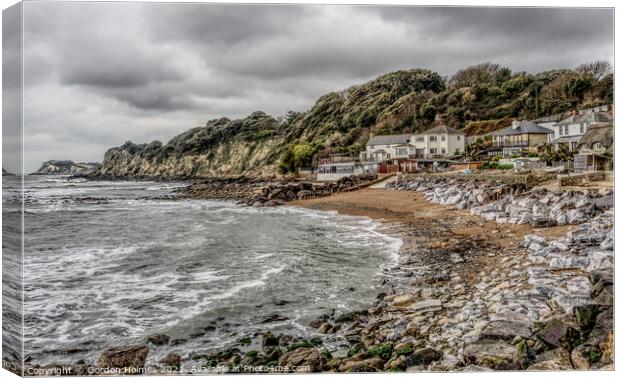 Steep Hill Cove, Ventnor Isle of Wight Canvas Print by Gordon Holmes
