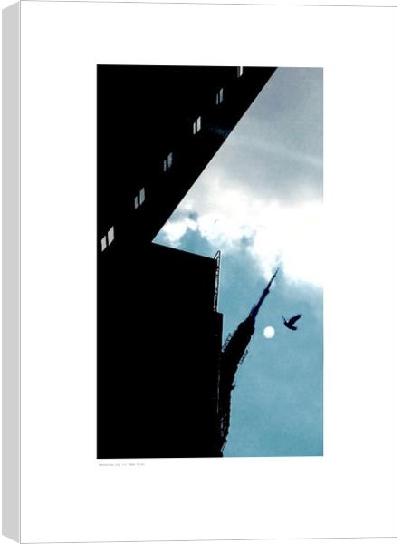 Manhattan sky (i) (New York) Canvas Print by Michael Angus