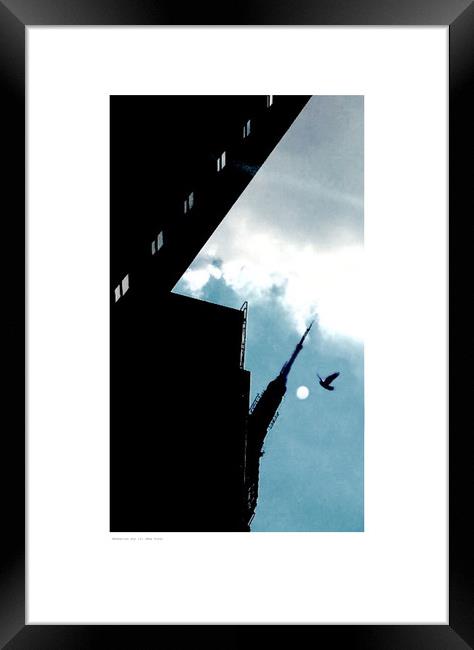 Manhattan sky (i) (New York) Framed Print by Michael Angus