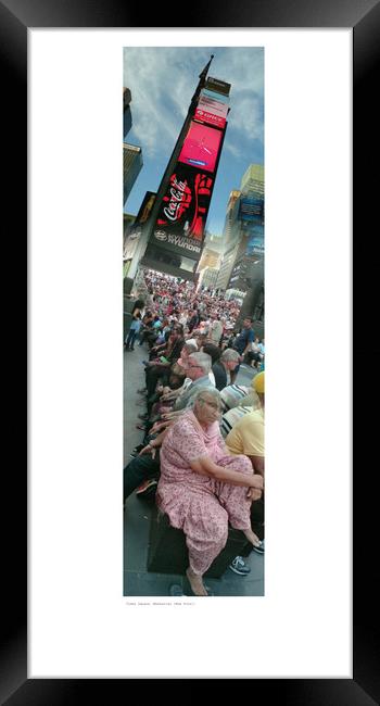 Times Square (Manhattan [New York]) Framed Print by Michael Angus