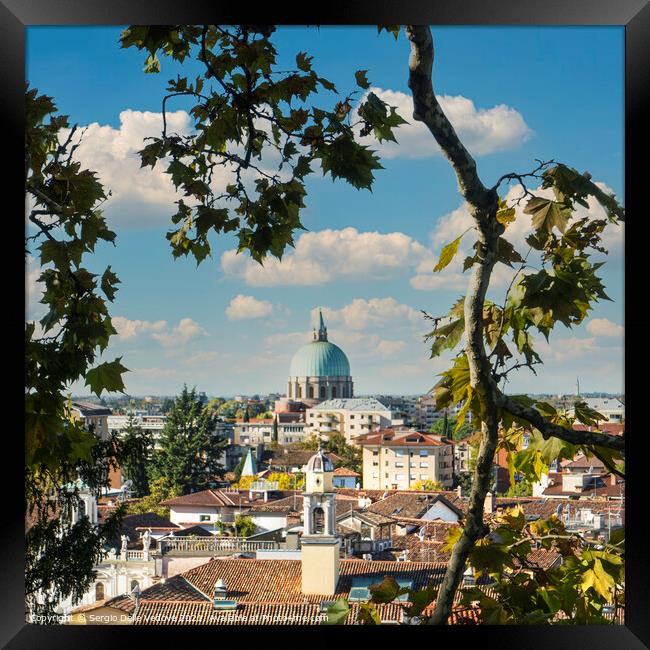 The panorama of Udine, Italy.  Framed Print by Sergio Delle Vedove