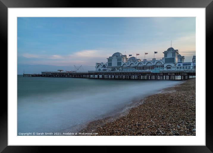 Southsea Pier Framed Mounted Print by Sarah Smith