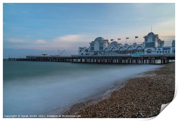 Southsea Pier Print by Sarah Smith