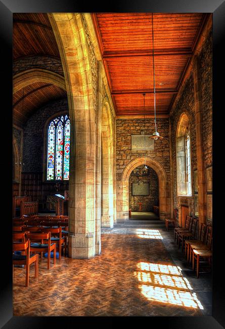 St Leonard Church - Downham Framed Print by Victoria Limerick