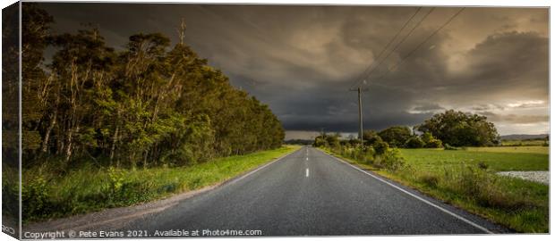 Storm Coming Canvas Print by Pete Evans