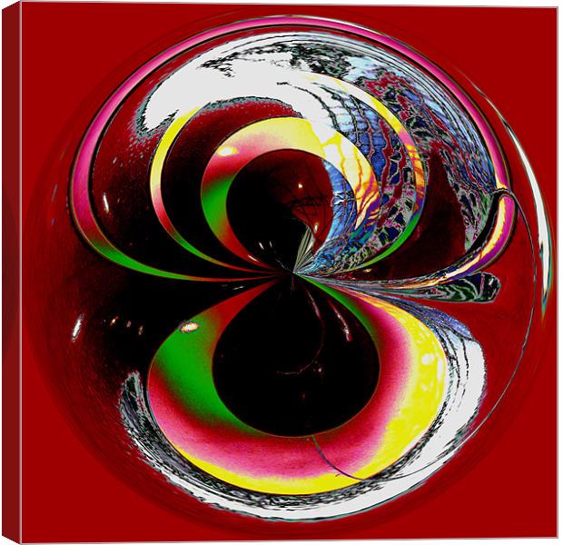Spherical Colour to infinity Canvas Print by Robert Gipson