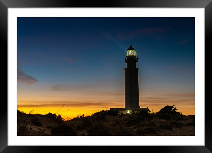 Cape Trafalgar Lighthouse Framed Mounted Print by DiFigiano Photography