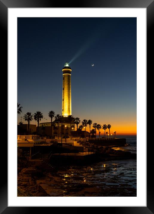 Chipiona Lighthouse Framed Mounted Print by DiFigiano Photography