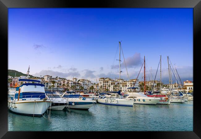 Puerto de la Duquesa Framed Print by DiFigiano Photography