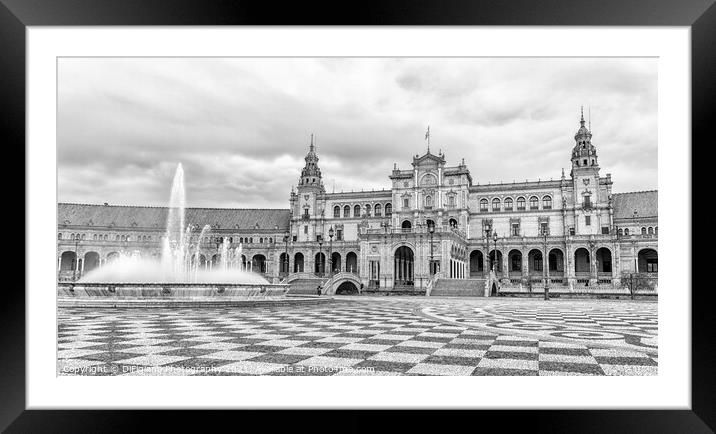 Plaza de Espana Framed Mounted Print by DiFigiano Photography