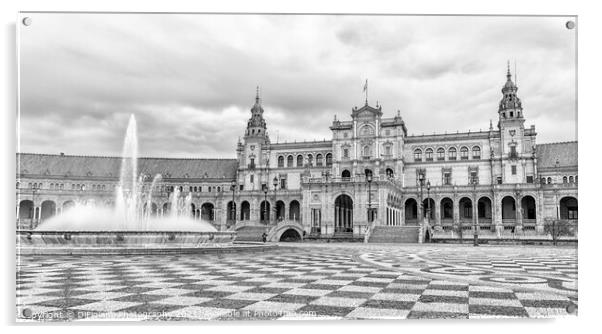 Plaza de Espana Acrylic by DiFigiano Photography