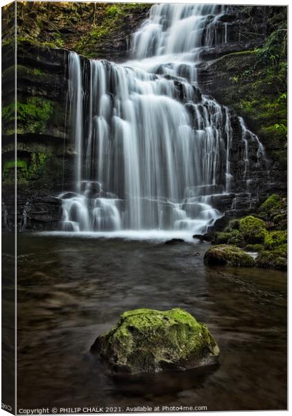 Scalerber force in the Yorkshire dales 129 Canvas Print by PHILIP CHALK