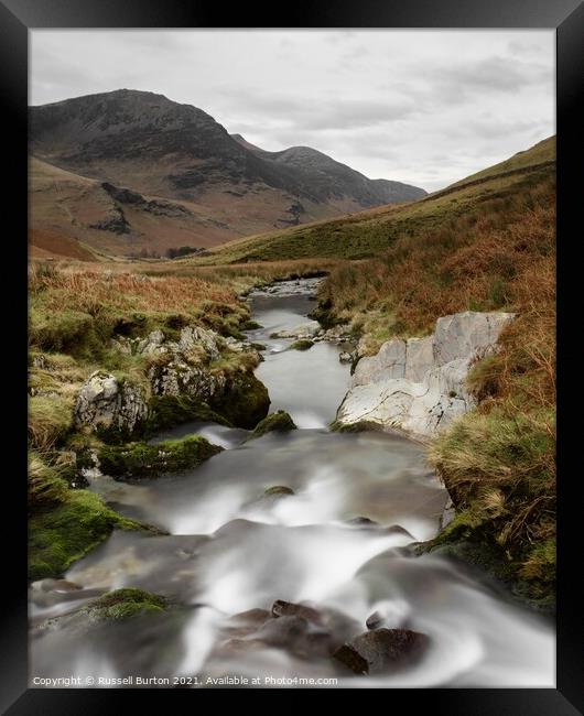 Honister Pass Framed Print by Russell Burton