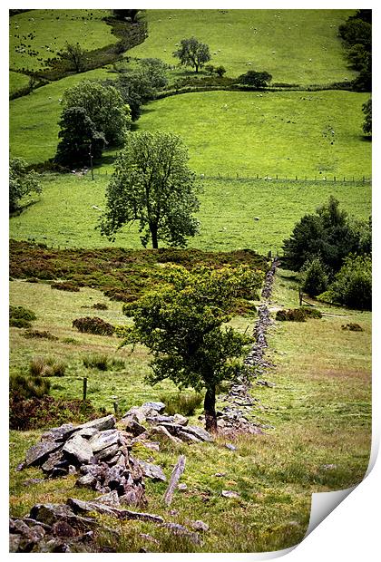 The Hope Valley Derbyshire Print by Darren Burroughs