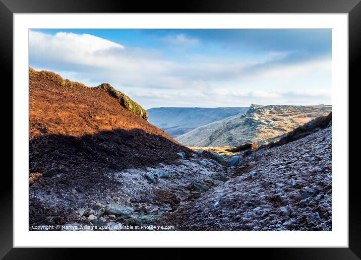 The Northern Edge, Kinder Scout Framed Mounted Print by Martyn Williams