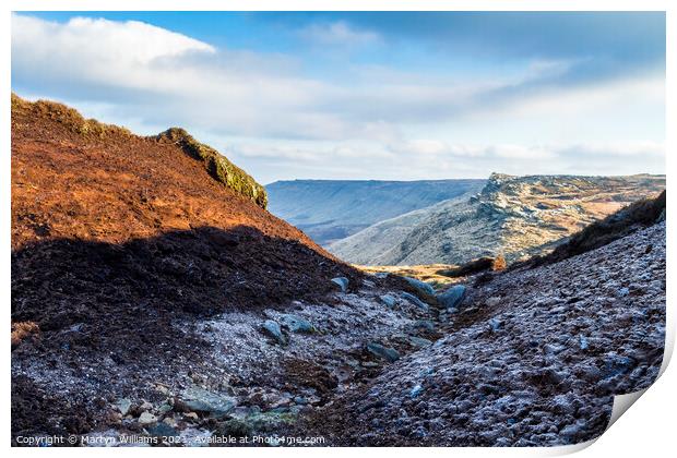 The Northern Edge, Kinder Scout Print by Martyn Williams