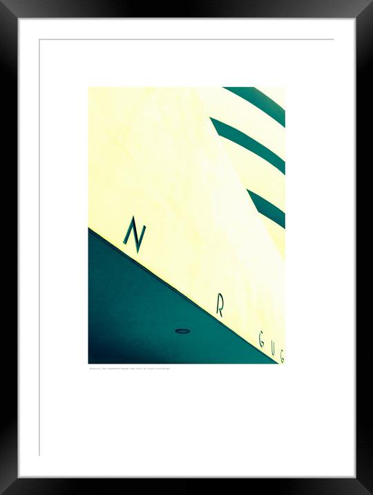 Guggenheim Museum Exterior NY Framed Mounted Print by Michael Angus