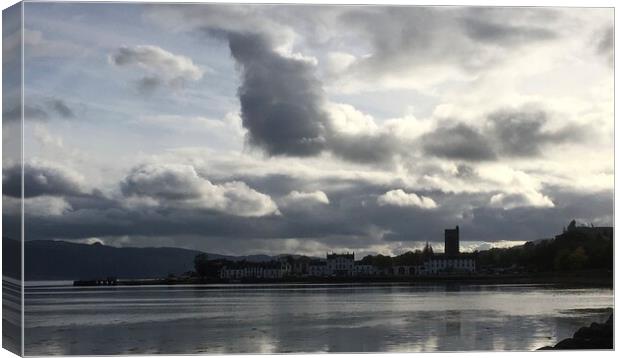 Inverary Storm Clouds Canvas Print by Andy Lightbody