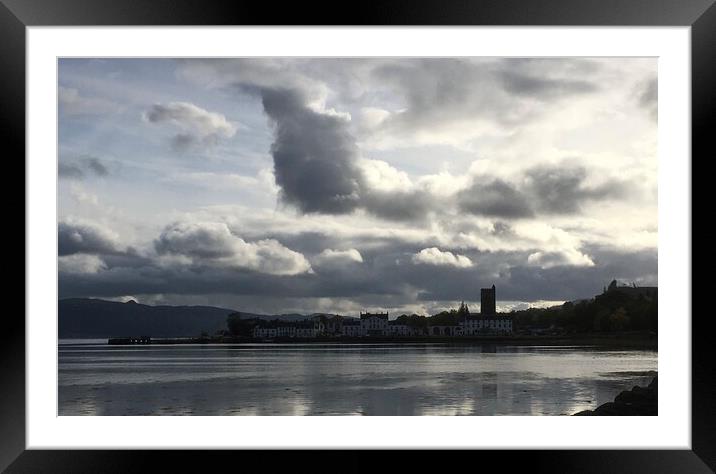 Inverary Storm Clouds Framed Mounted Print by Andy Lightbody