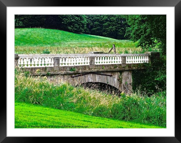 Small Bridge Framed Mounted Print by Stephanie Moore