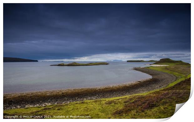 Coral beach on the Isle of Skye Scotland 134 Print by PHILIP CHALK