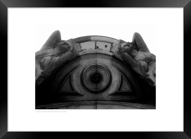Caryatids at Merchant House [Glasgow] Framed Print by Michael Angus