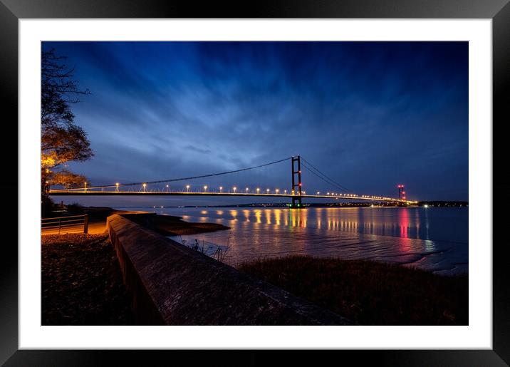 Humber Bridge Framed Mounted Print by Jeanette Teare