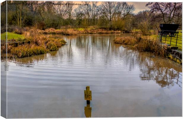 Sankey Valley country park in St Helens Canvas Print by Peter Stuart