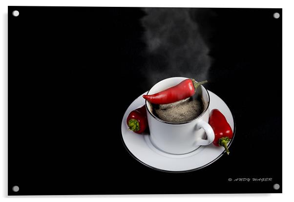 Hot Coffee Acrylic by Andy Wager