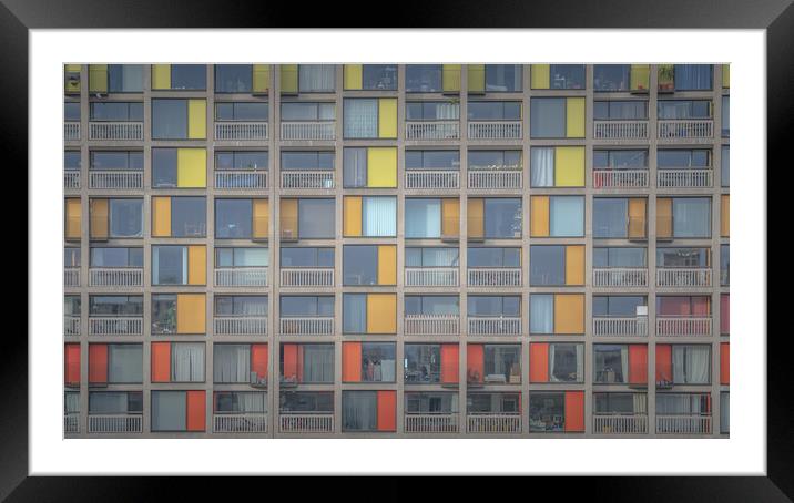 Park Hill Streets in the Sky #16  Framed Mounted Print by Paul Andrews