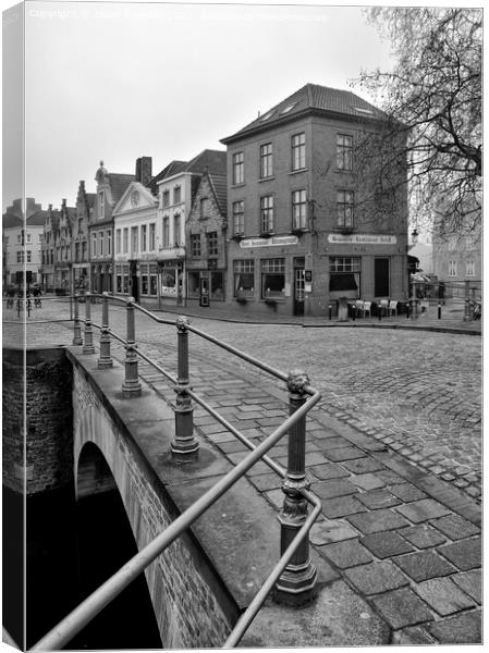 In Bruges, Belgium. Canvas Print by Jason Connolly