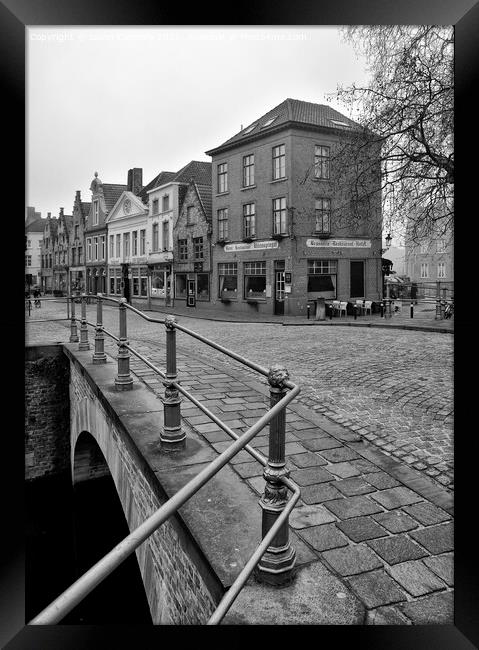 In Bruges, Belgium. Framed Print by Jason Connolly