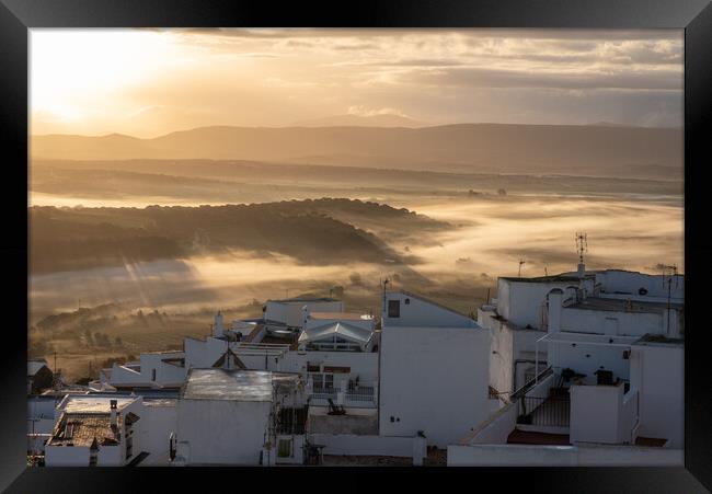 Vejer de la Frontera, Andalusia, Spain Framed Print by Piers Thompson
