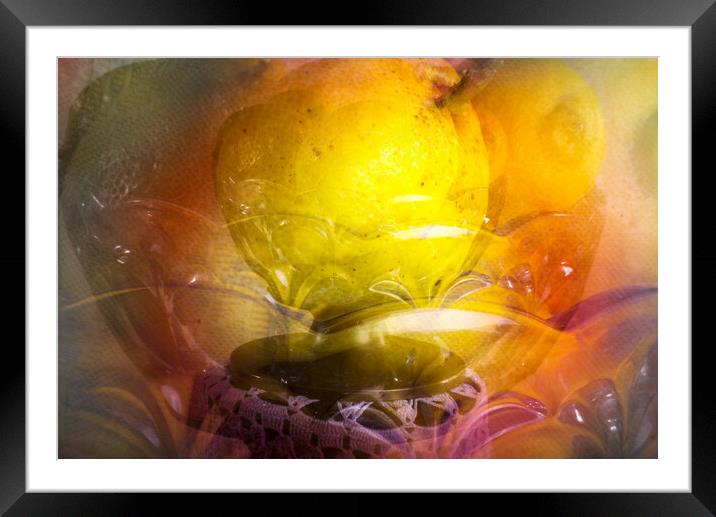 Abstract still life via macro-photography Framed Mounted Print by Jose Manuel Espigares Garc