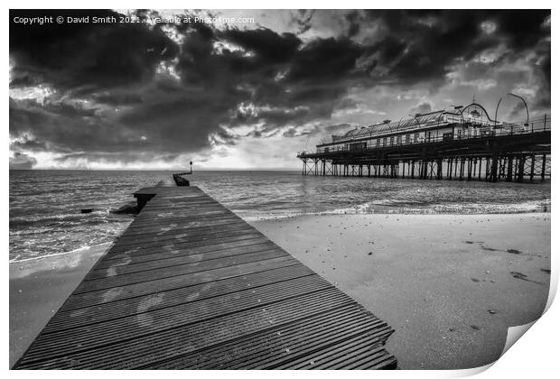 Pier and jetty Print by David Smith